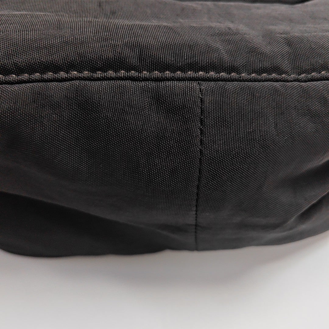 Canvas Shoulder Bag Black