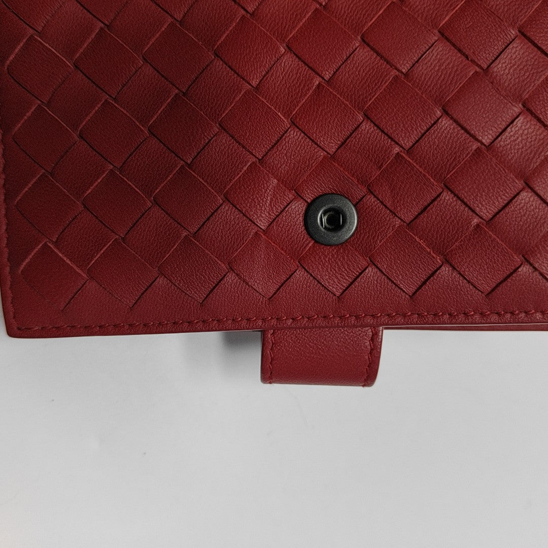 Calfskin Key Pouch Red