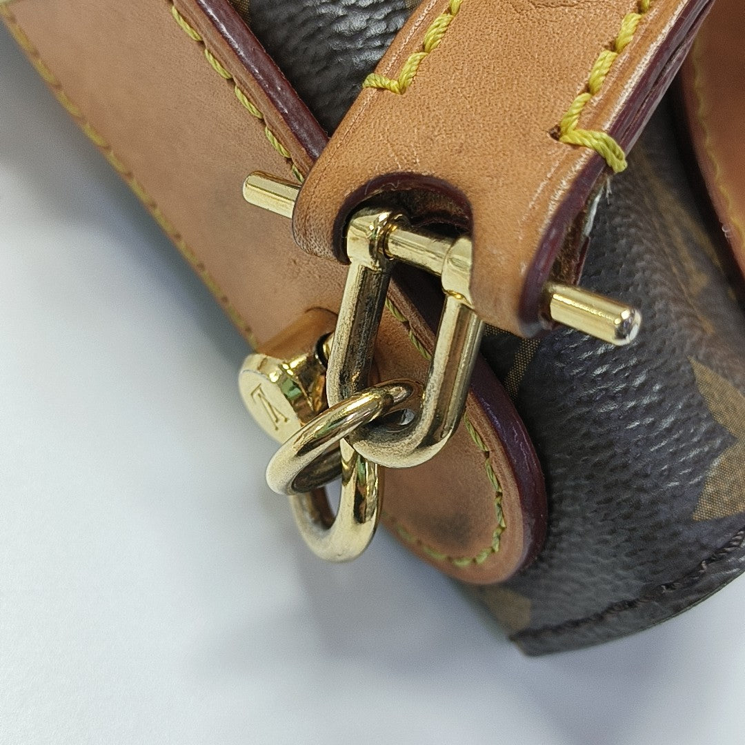 DUFFLE Monogram Coated Canvas Brown