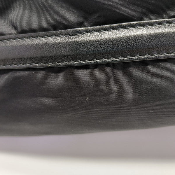 Nylon Shoulder Bag Black