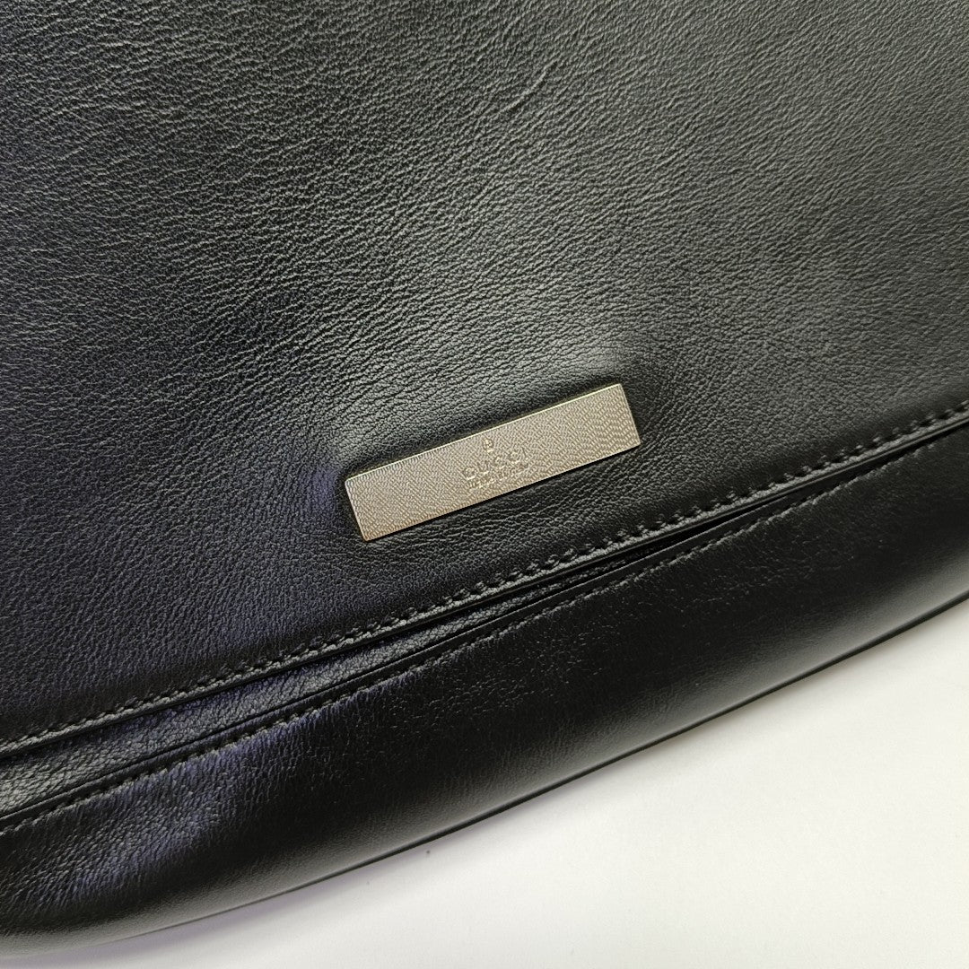 Calfskin Shoulder Bag Black