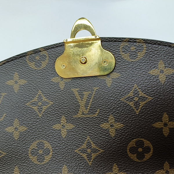 SAINT PLACIDE Monogram Coated Canvas Brown
