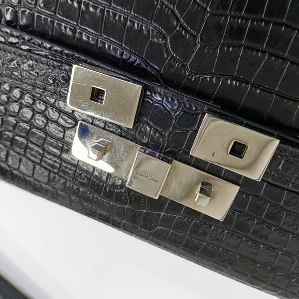 MANHATTAN Small Calfskin Black