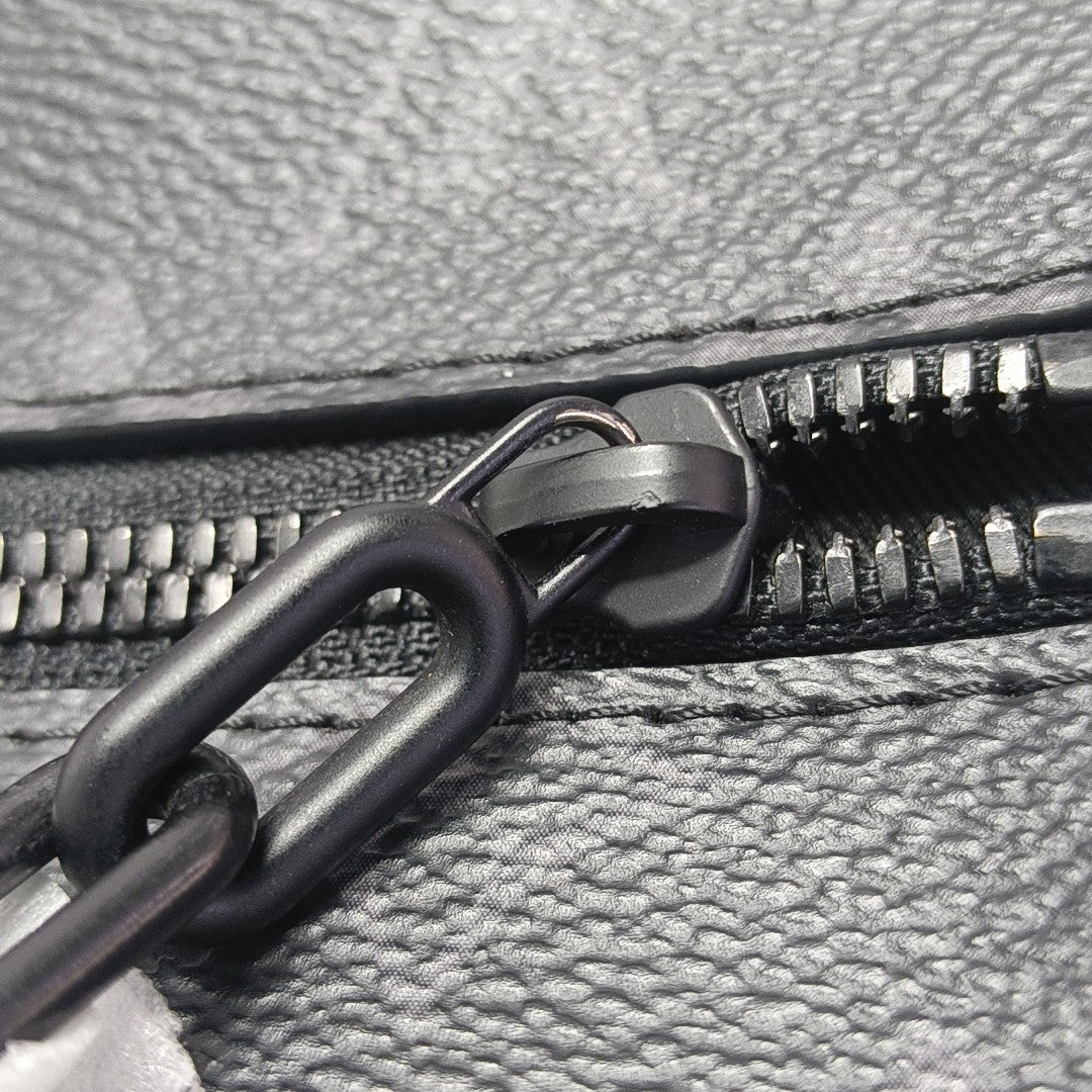 SOFT TRUNK Mini Monogram Coated Canvas Black