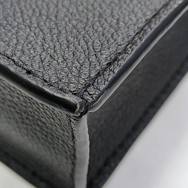 SAC PLAT Mini Monogram Calfskin Black