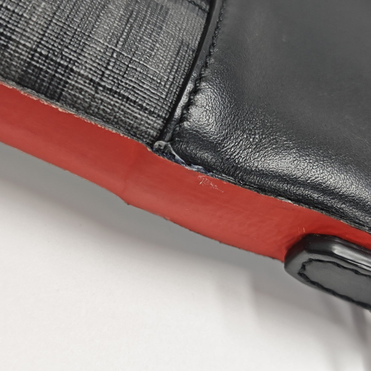 Coated Canvas Shoulder Bag Gray