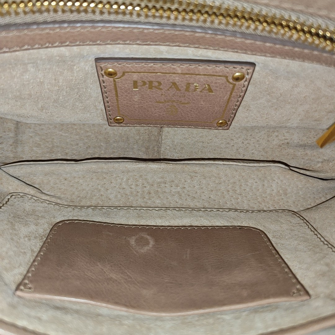 Calfskin Shoulder Bag Pink