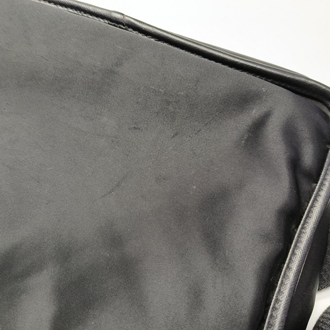 Nylon Shoulder Bag Black