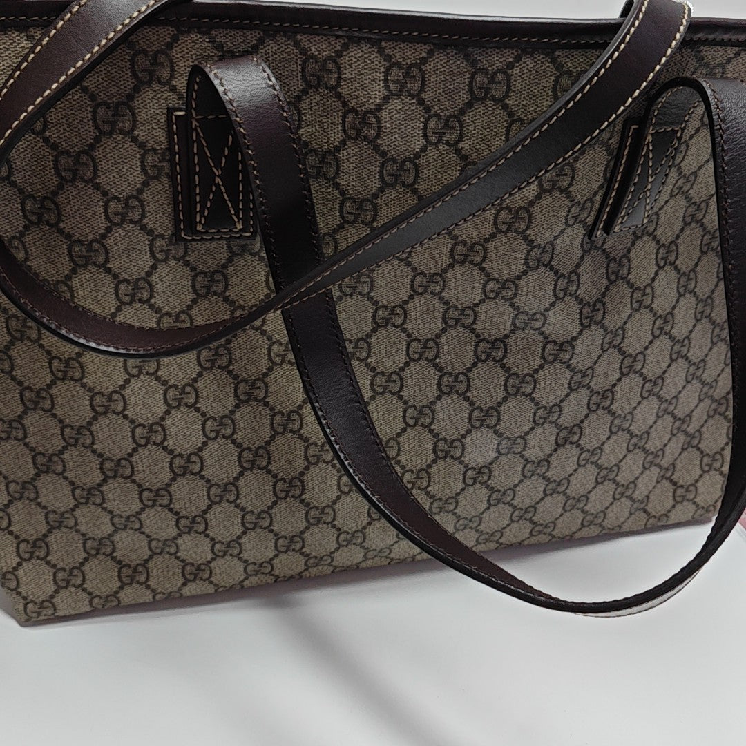 GG Imprime Medium Monogram Coated Canvas Beige