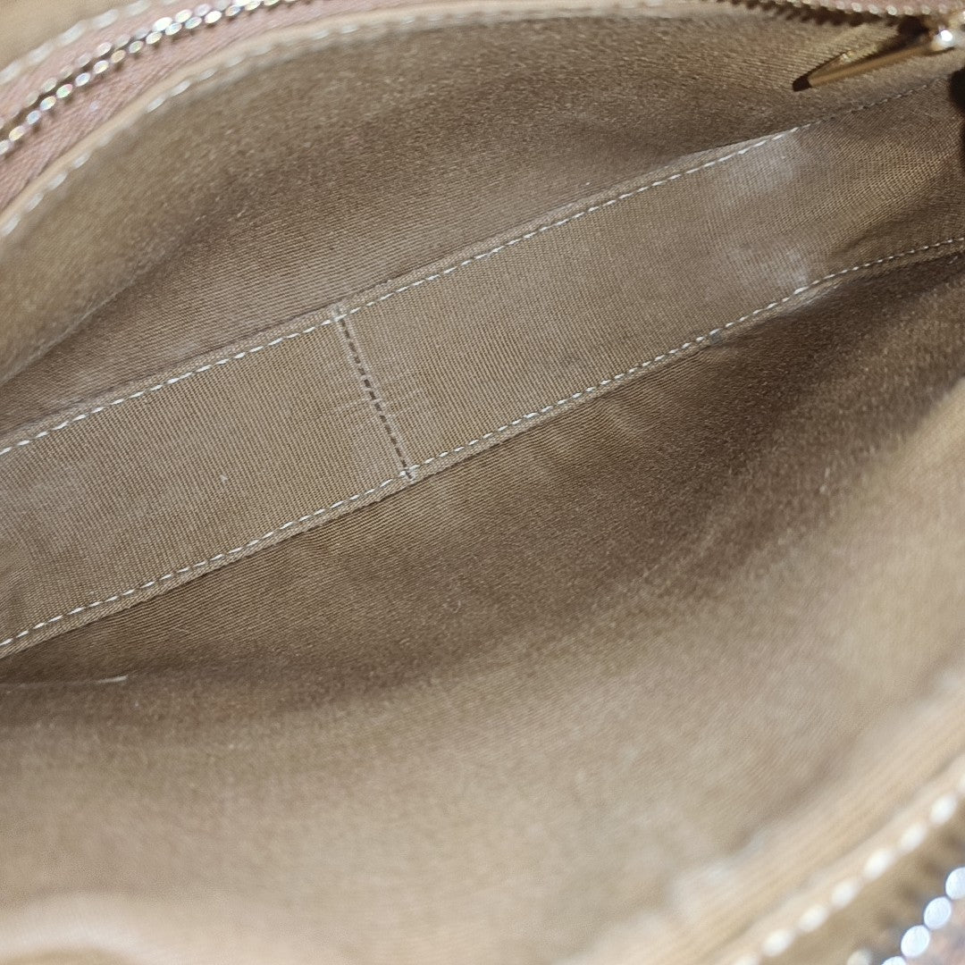 PATAPANS Small Coated Canvas Brown