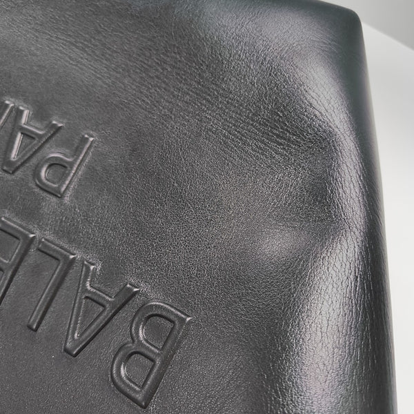 Calfskin Top Handle Bag Black