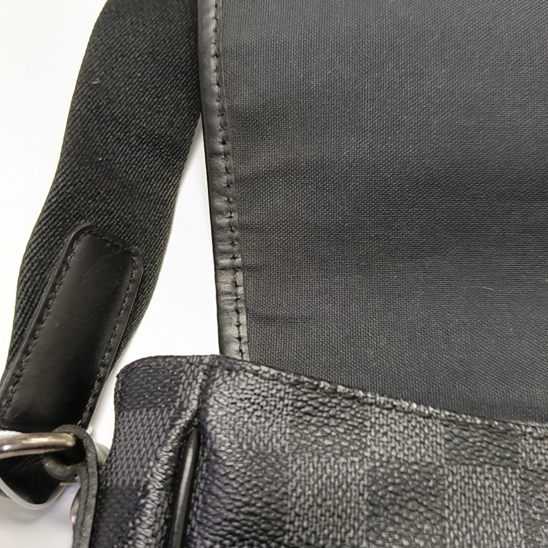 DANIEL MM Damier Graphite Coated Canvas Gray