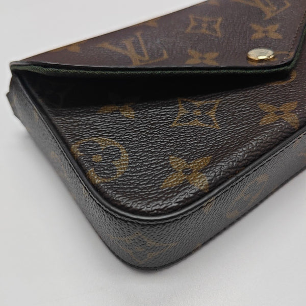 FÉLICIE Monogram Coated Canvas Brown