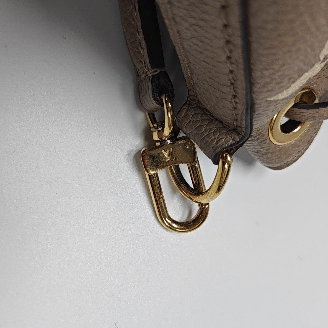 NOÉ Nano Monogram Calfskin Gray