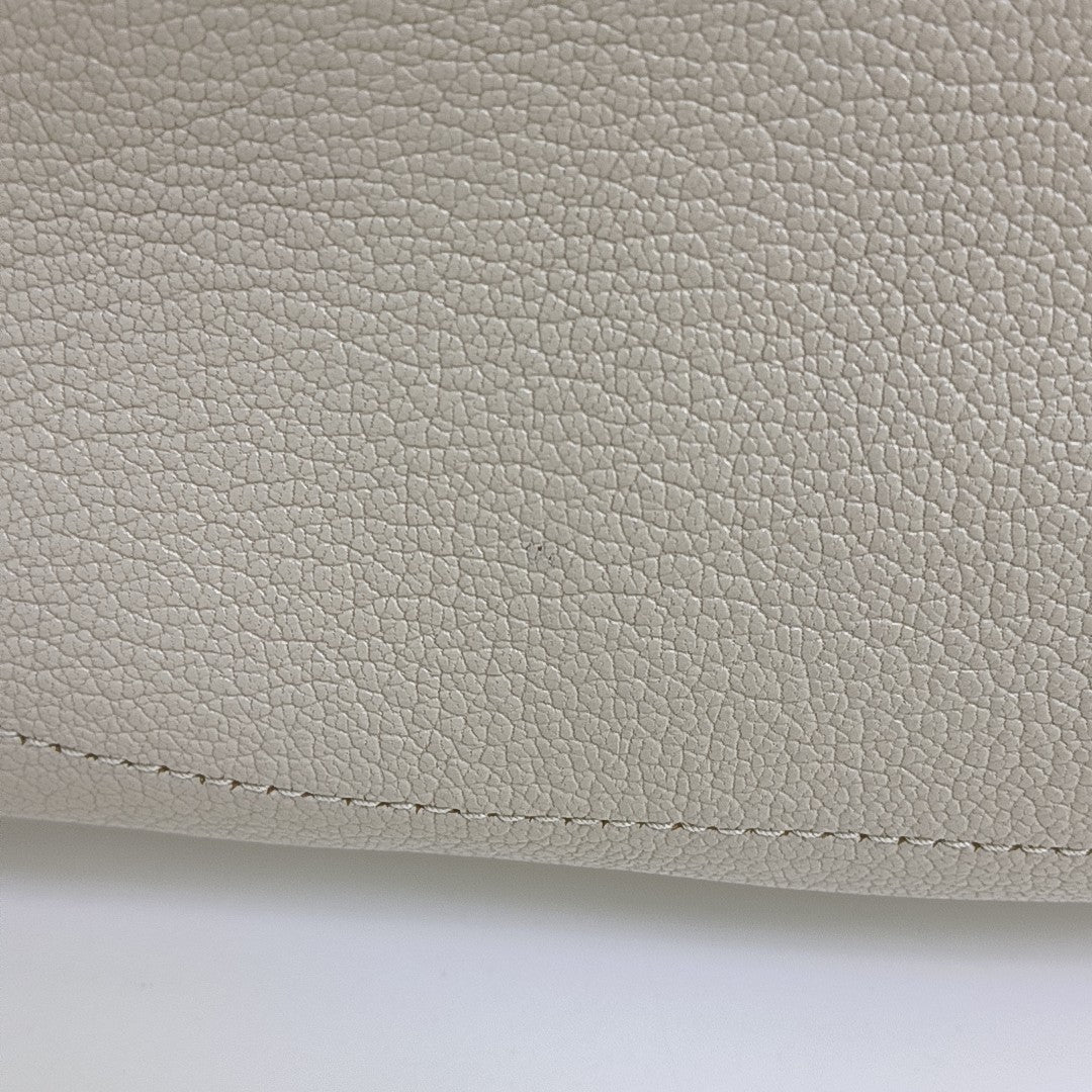 Aphrodite Small Calfskin White