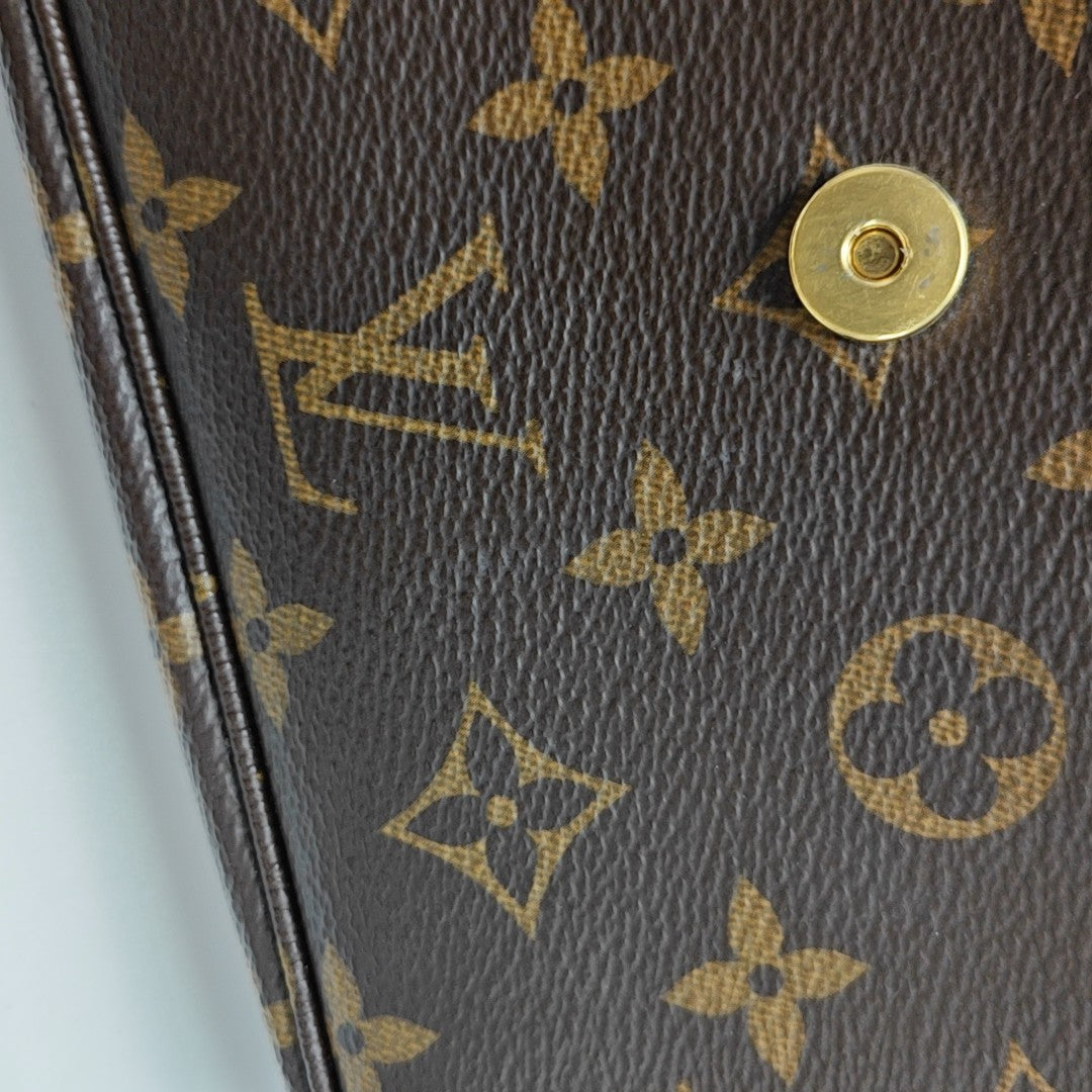IVY Monogram Coated Canvas Brown
