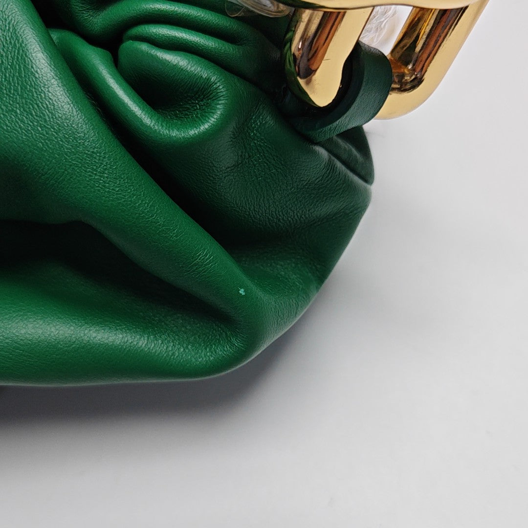 The Pouch Mini Calfskin Green