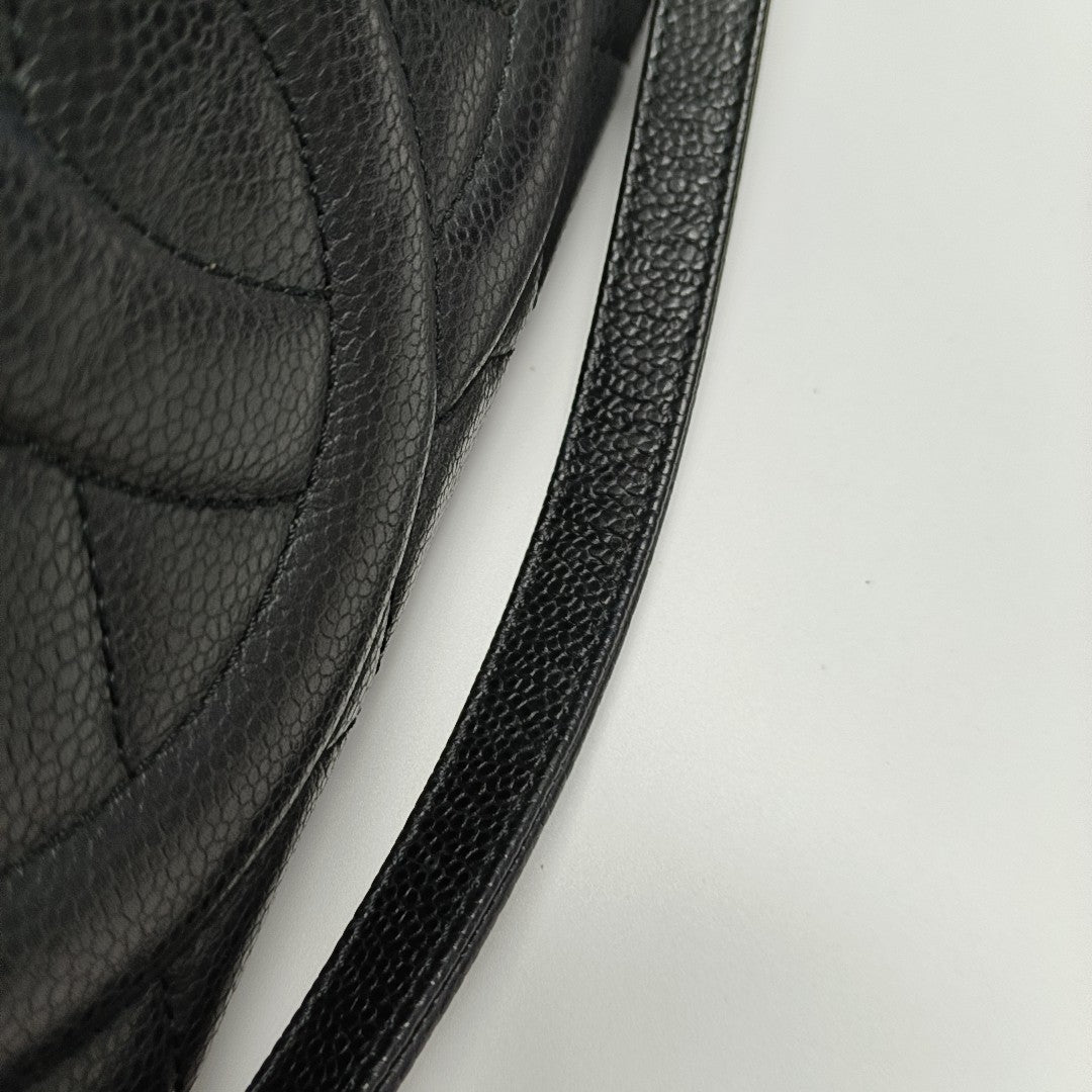 CC TIMELESS SOFT Quilted Grained Calfskin Black