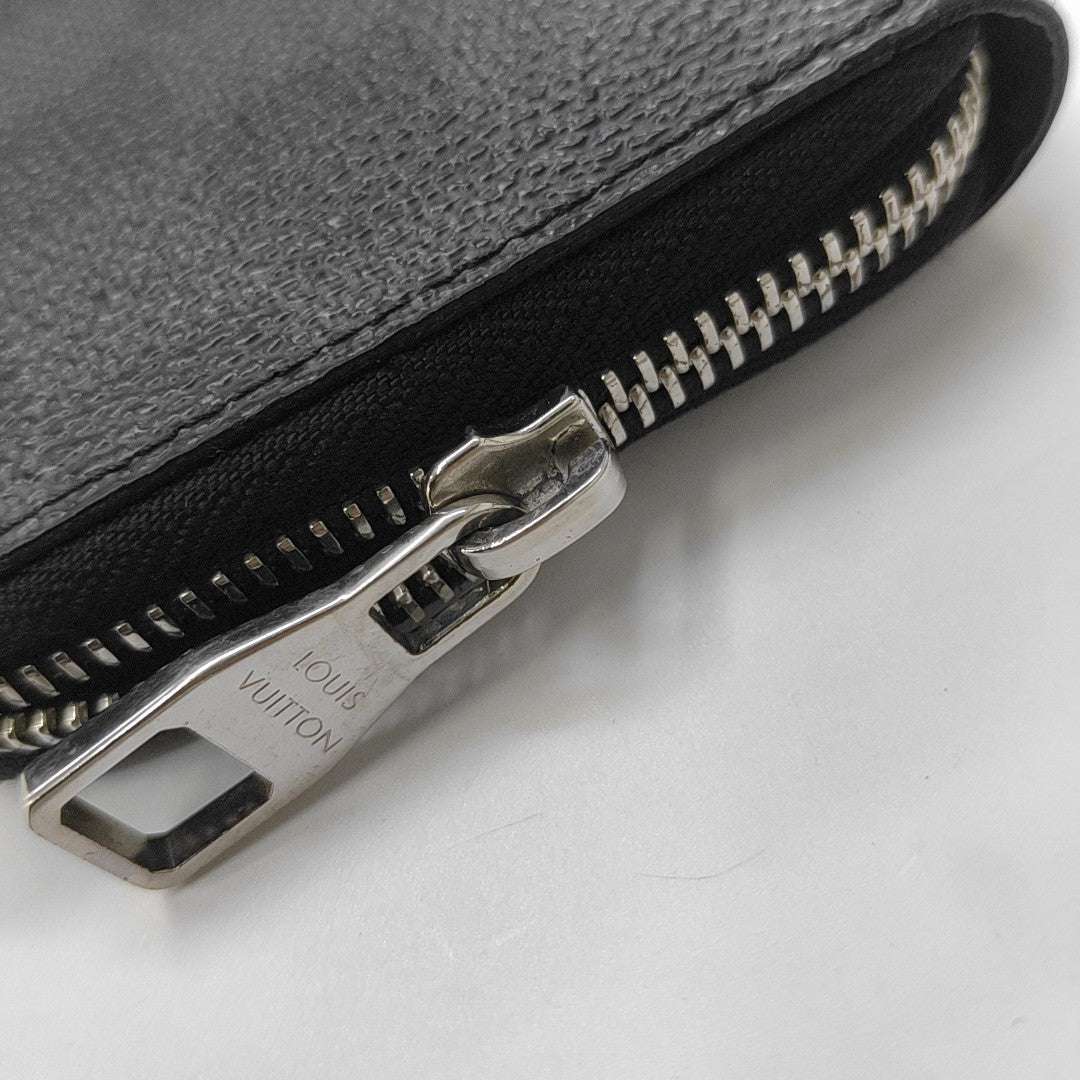 BRAZZA Damier Graphite Coated Canvas Black Wallet