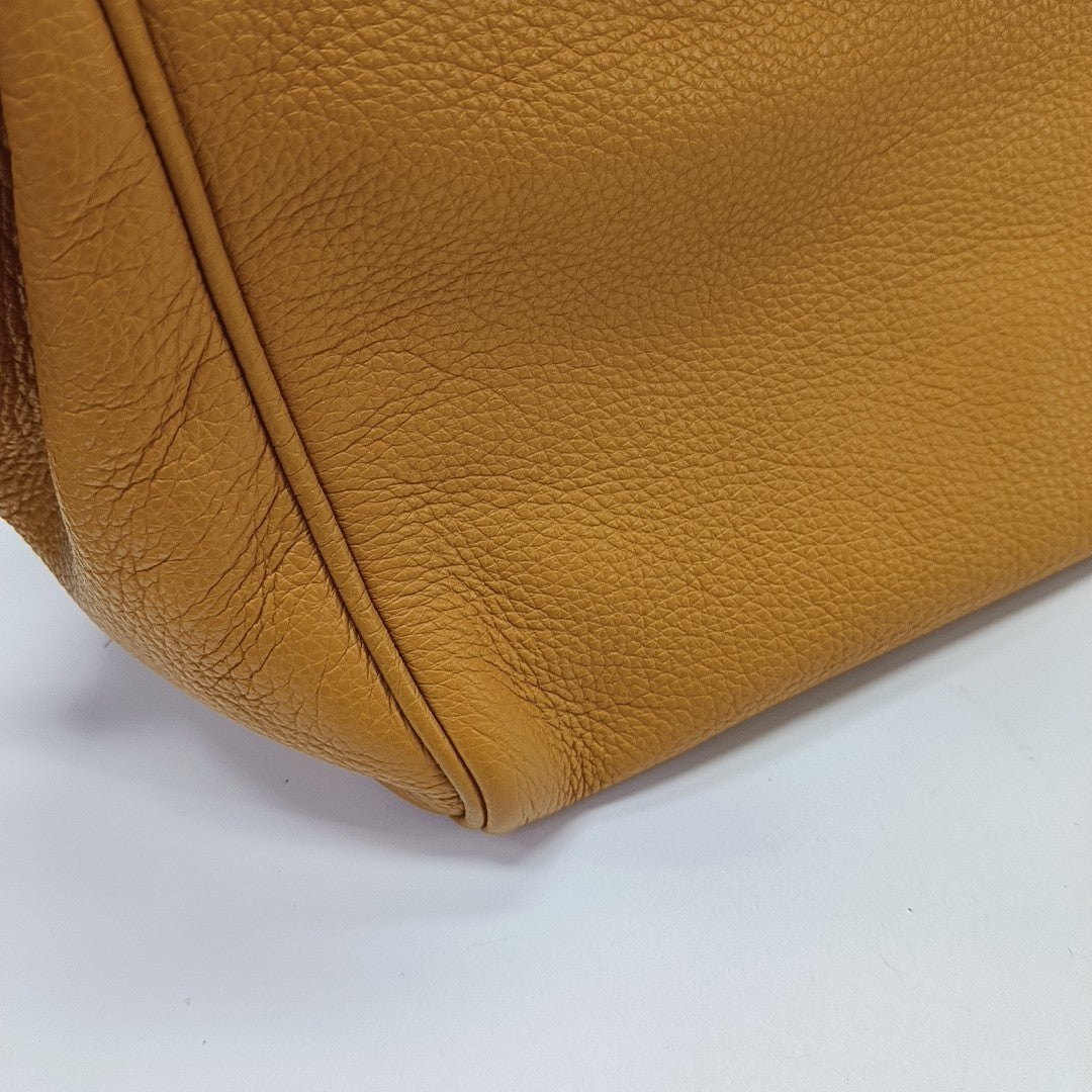 Calfskin Tote Bag Yellow