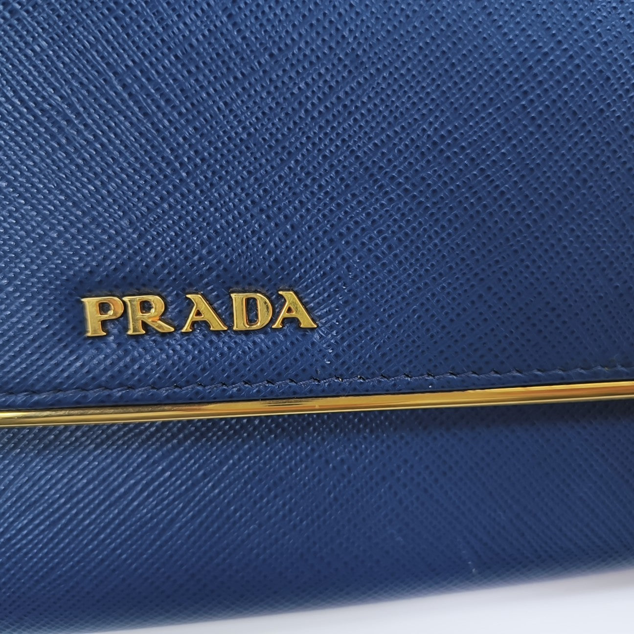 Calfskin Clutch Large Blue