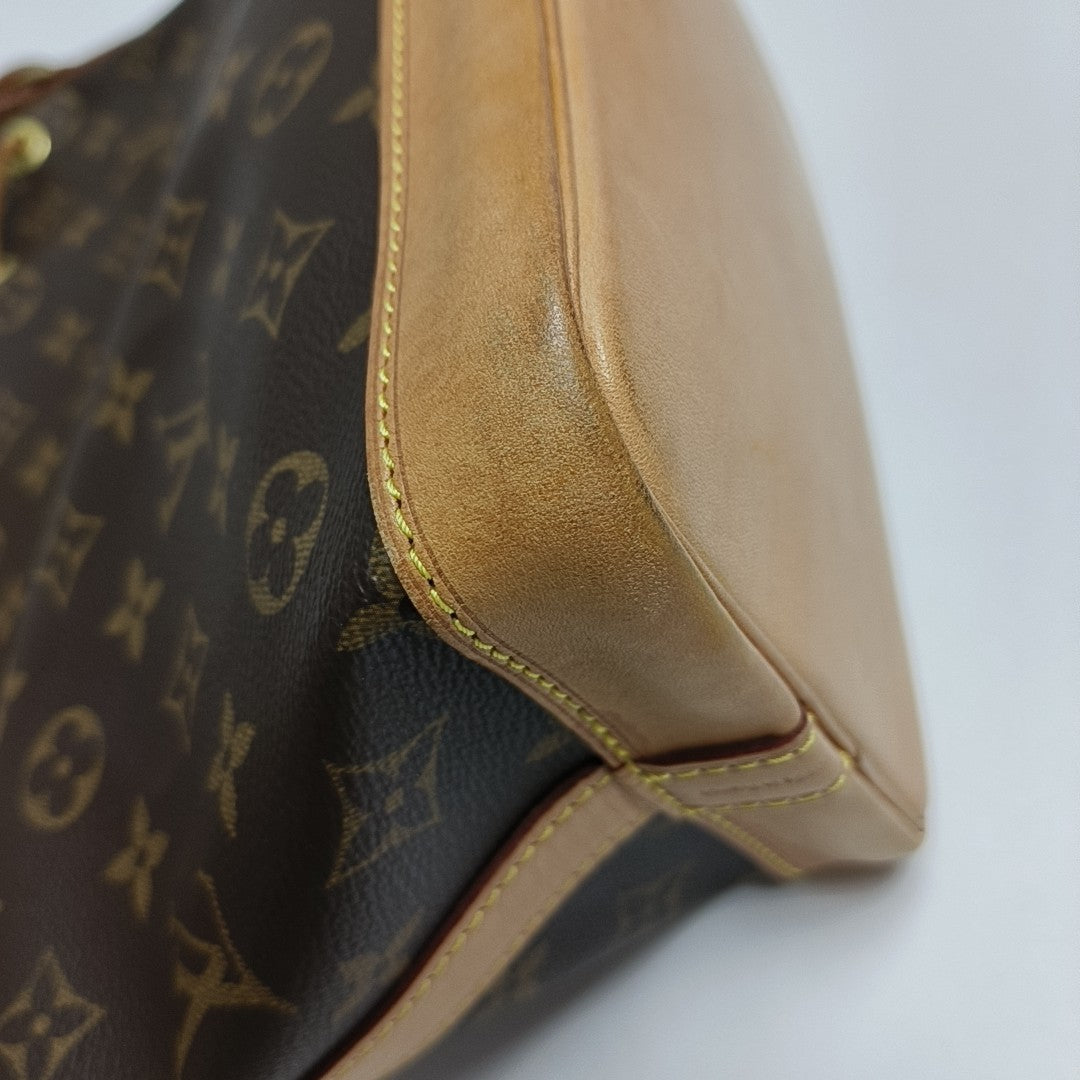 NOÉ BB Monogram Coated Canvas Brown