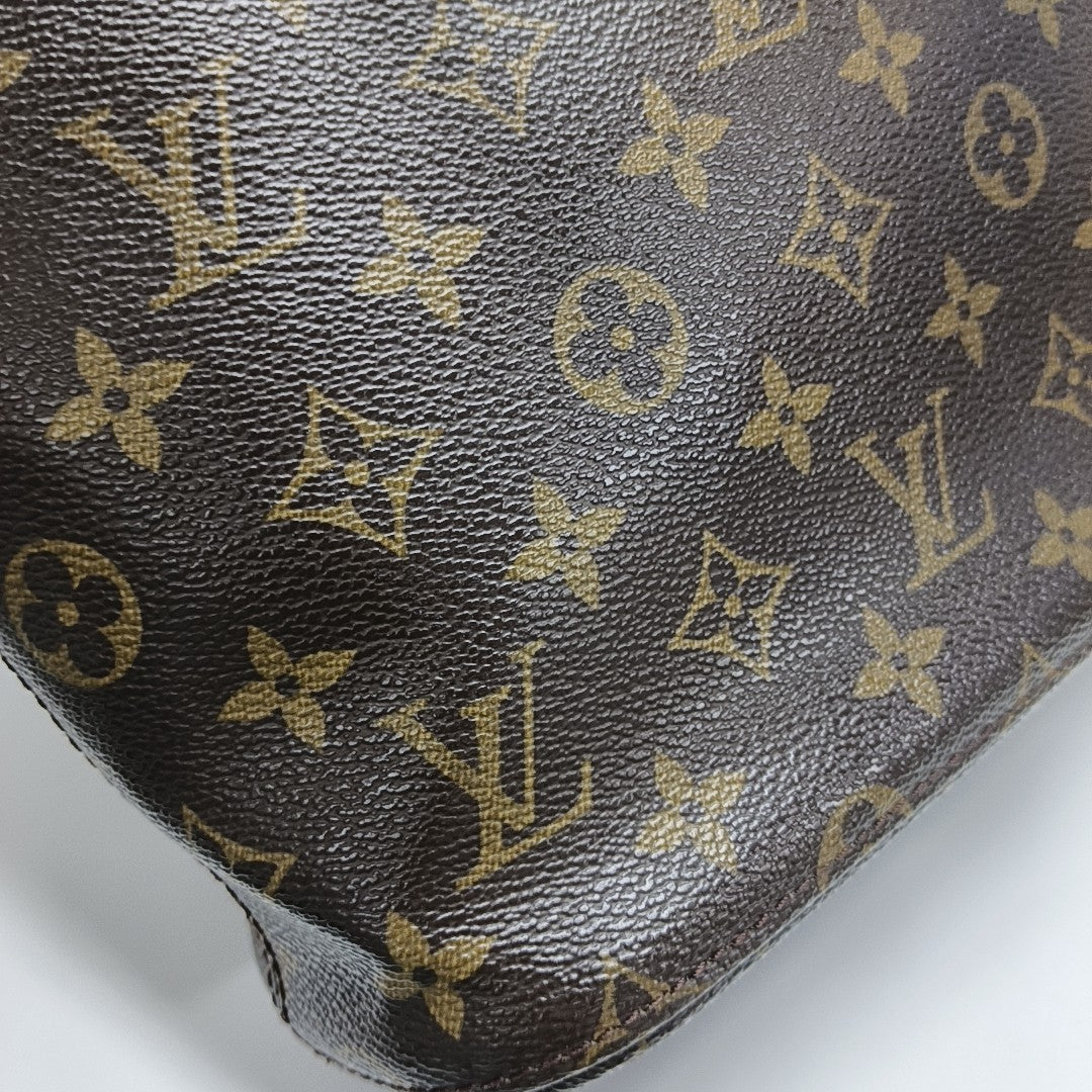 VINTAGE VAVIN GM Monogram Coated Canvas Brown