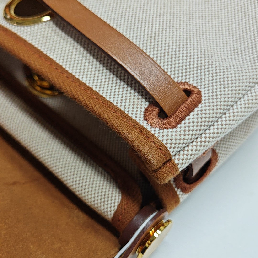 Bolso Herbag Canvas White