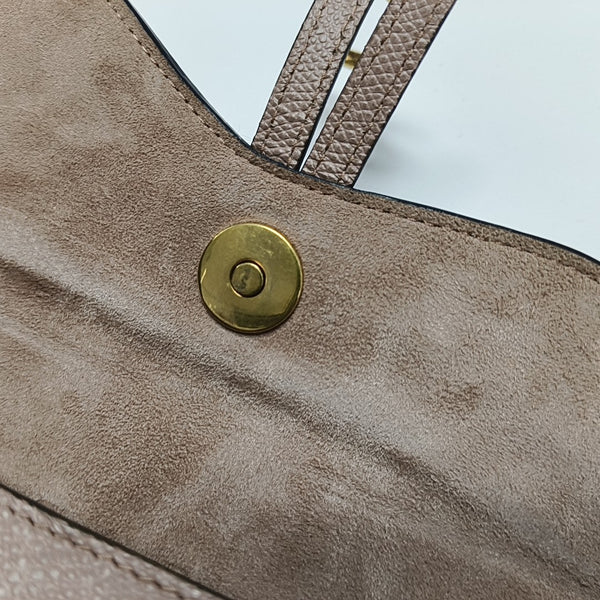 Authenticated pre-owned  Saddle Calfskin Pink - Belt Bag at Looply