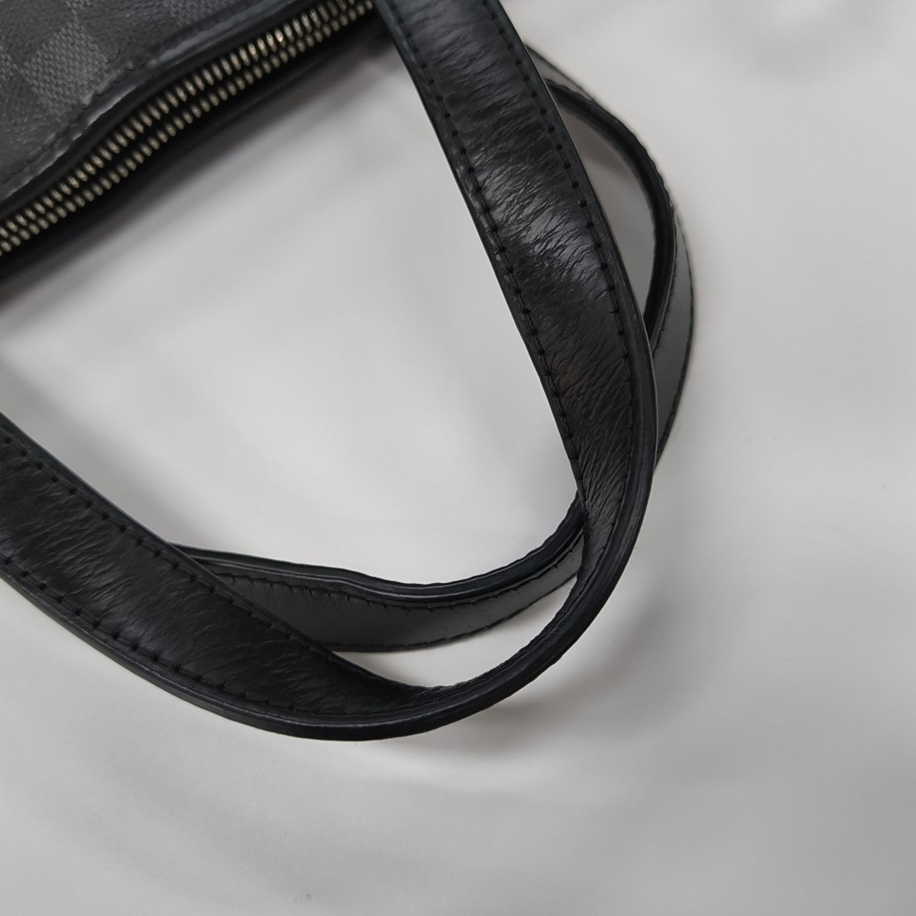 TADAO MM Damier Graphite Coated Canvas Gray