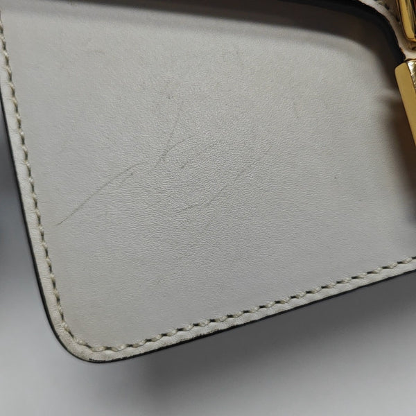 Sylvie Mini Calfskin White