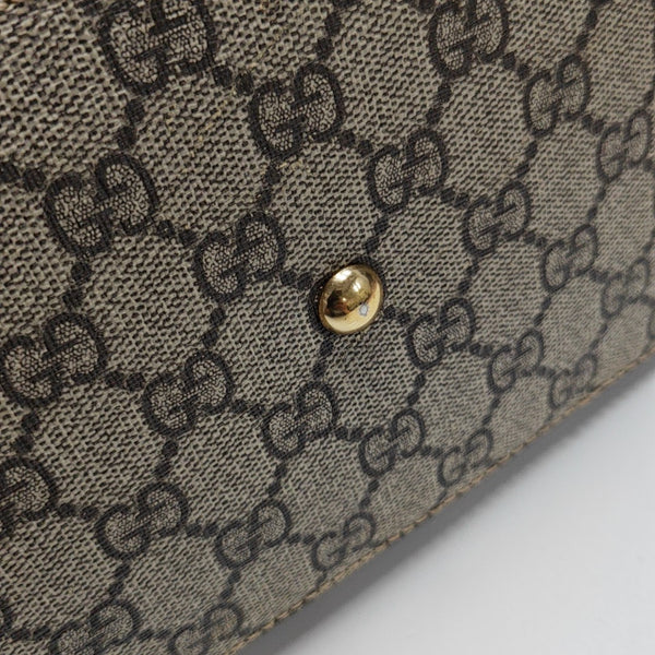 Monogram Coated Canvas Shoulder Bag Beige