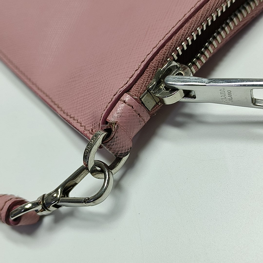 Saffiano Calfskin Top Handle Bag Red