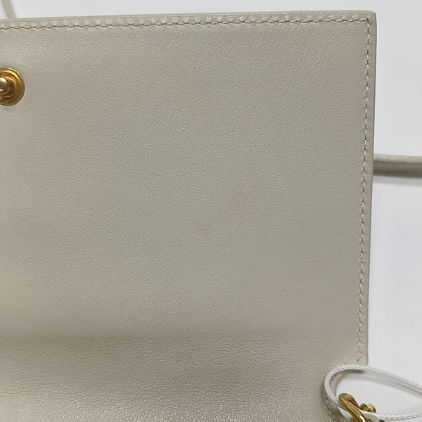 MONOGRAM Calfskin White