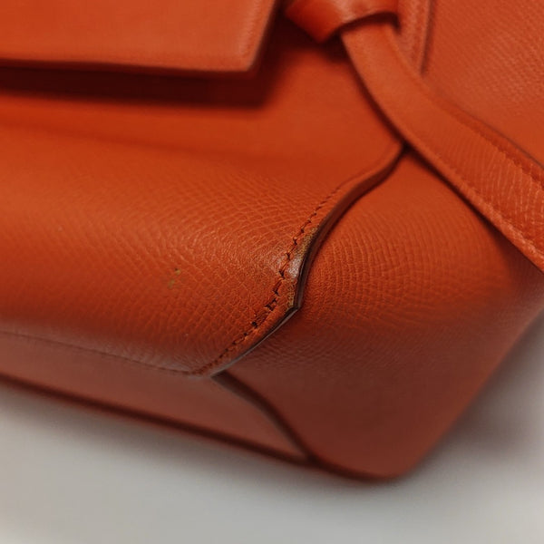 BELT Micro Calfskin Orange