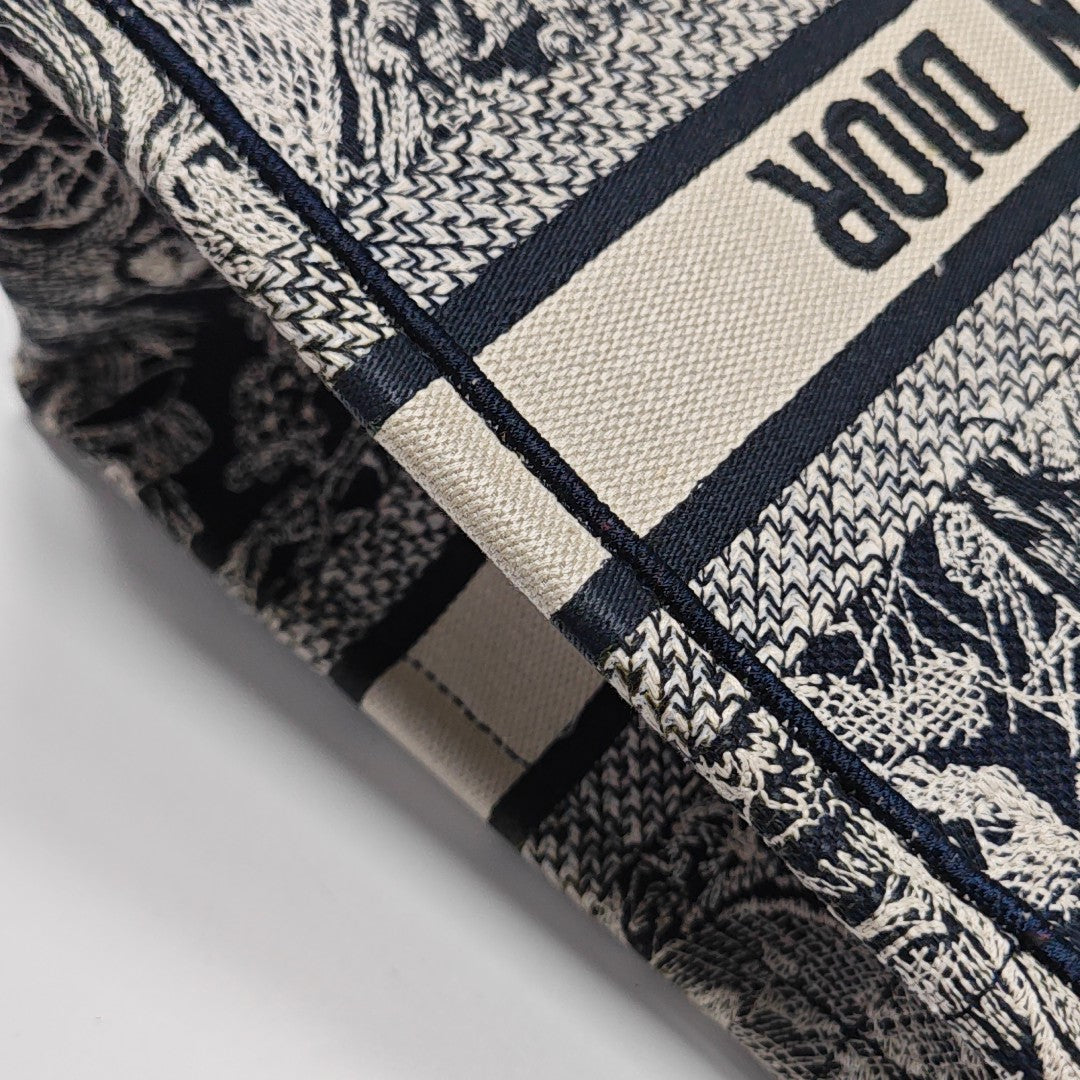 Book Tote Small Canvas Blue