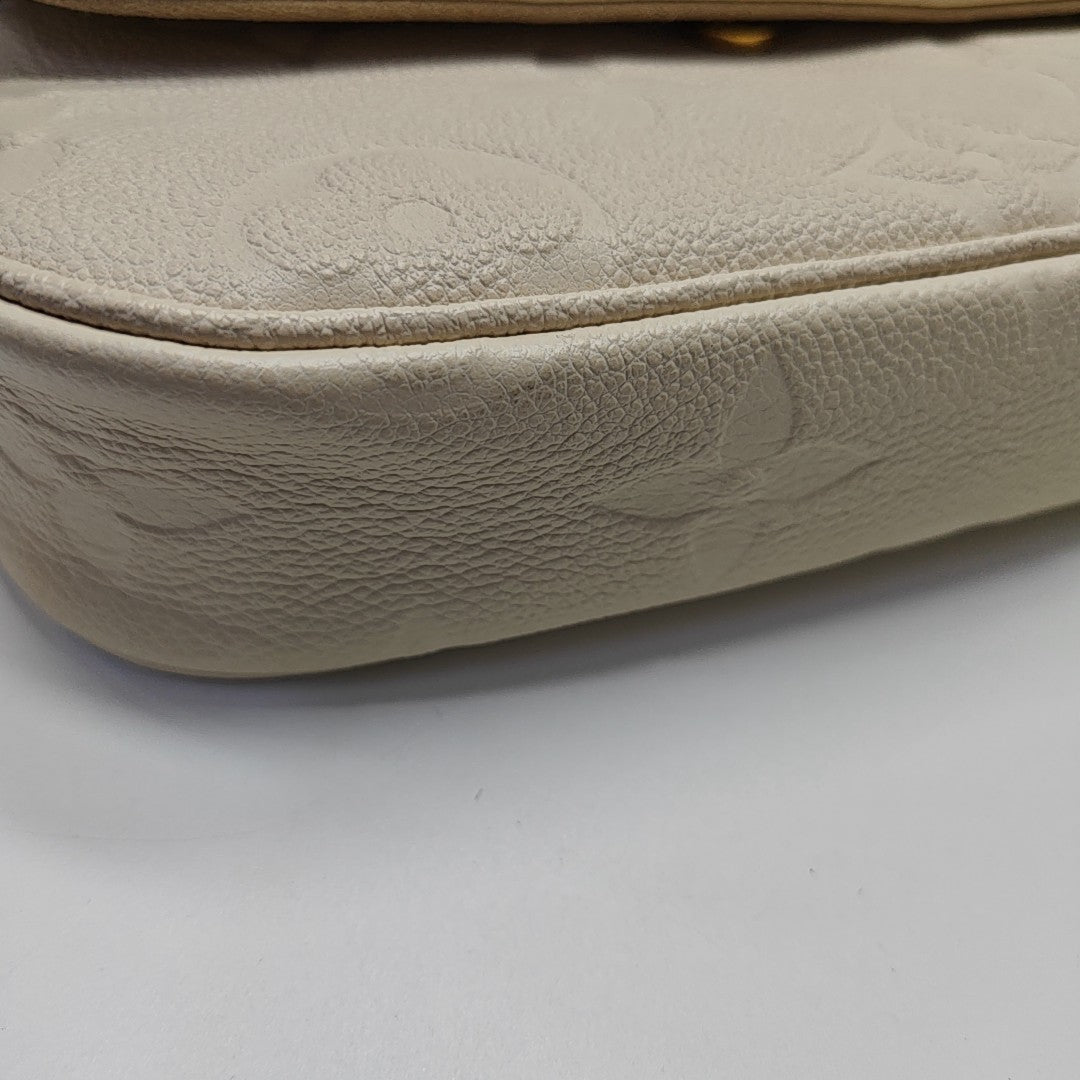 IVY Monogram Calfskin Beige