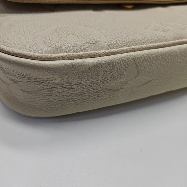 IVY Monogram Calfskin Beige