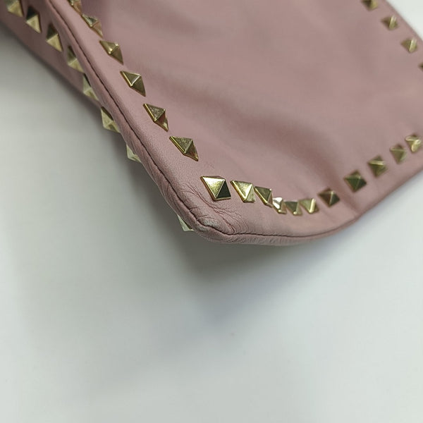 Rockstud Calfskin Pink