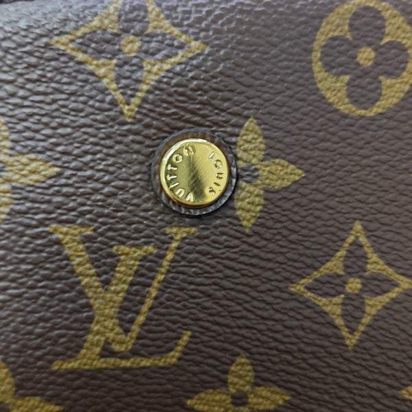 MONTAIGNE Monogram Coated Canvas Brown