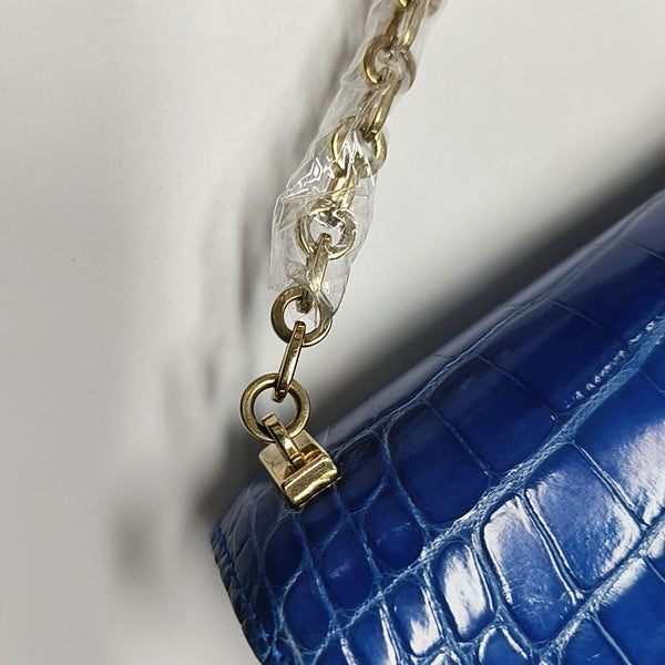 Verrou 17 Shiny Porosus Crocodile Blue