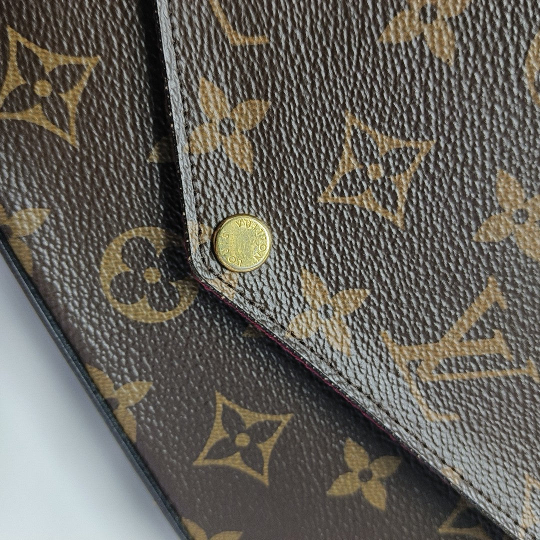 FÉLICIE Monogram Coated Canvas Brown