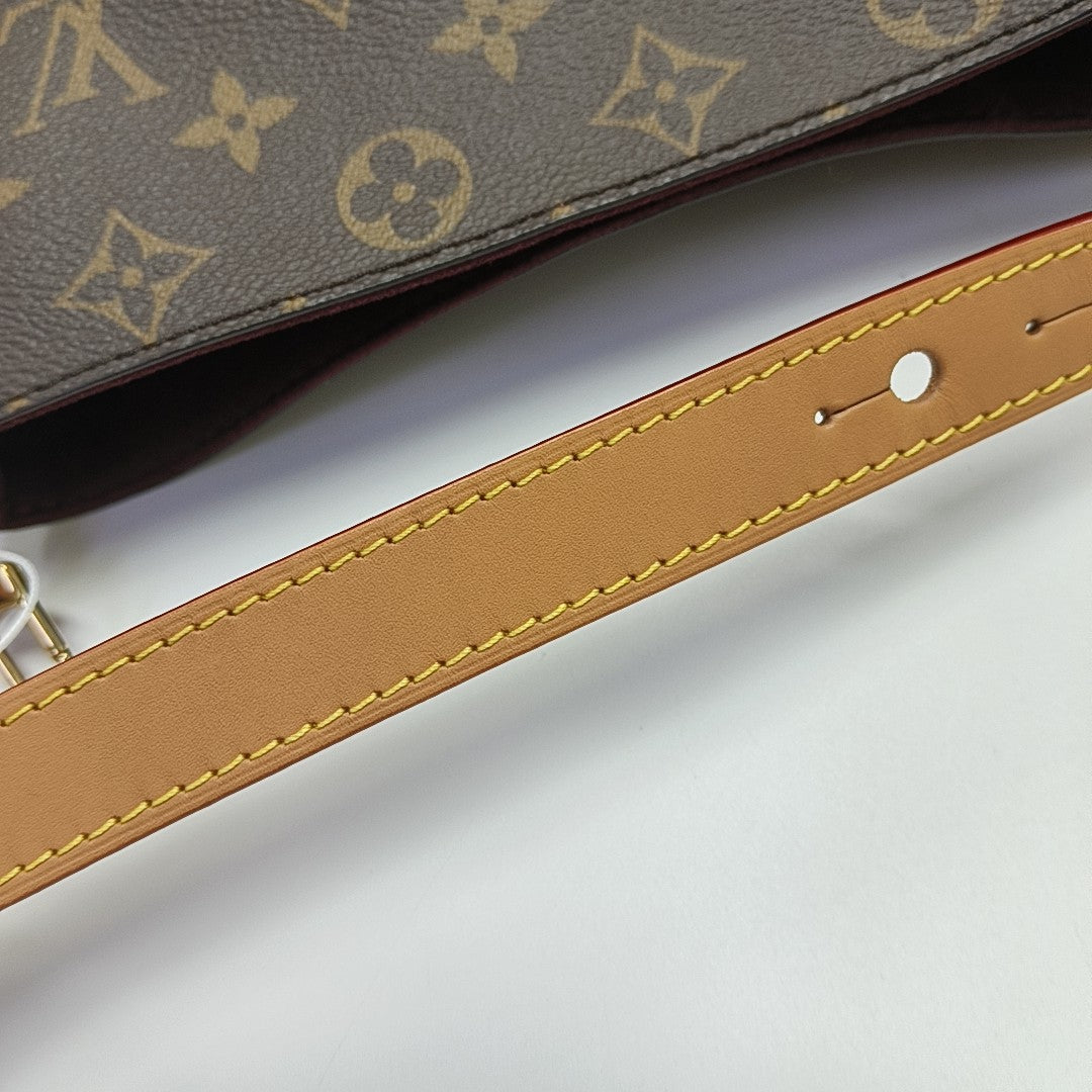 ALL IN Monogram Coated Canvas Brown