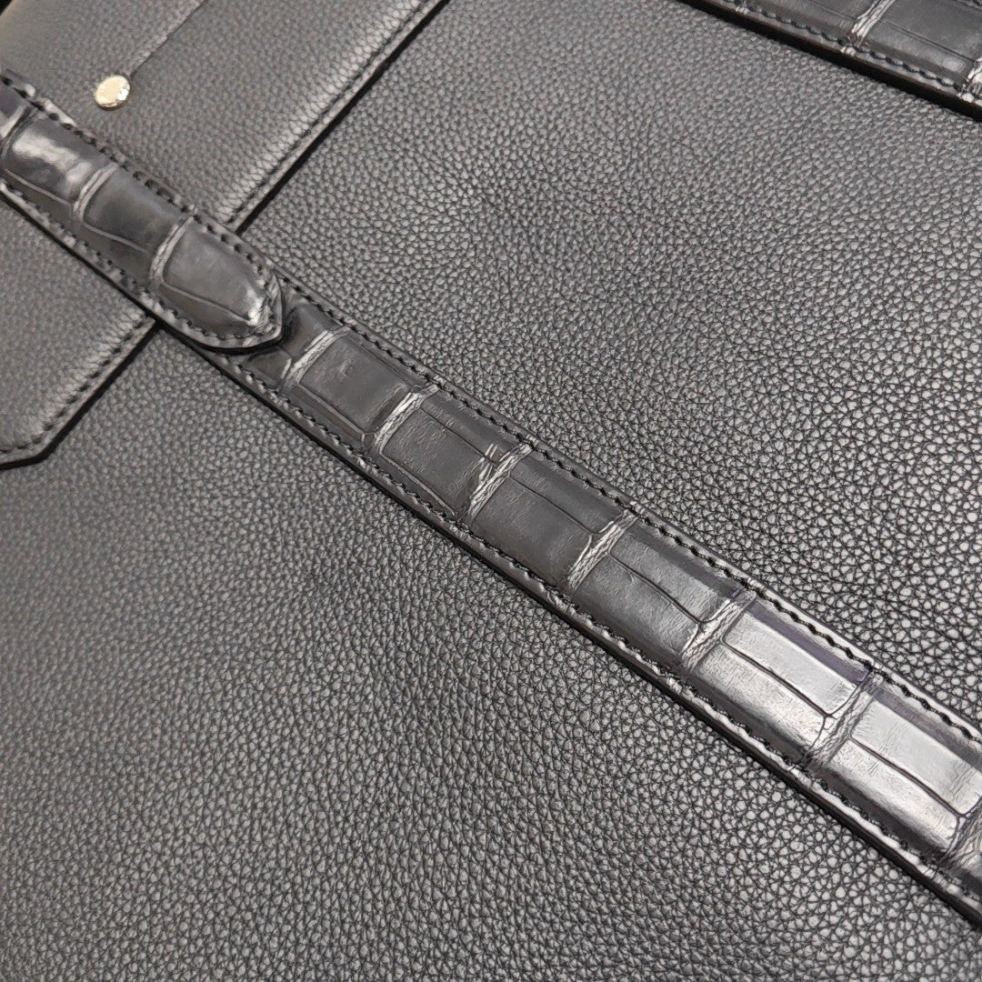 GEORGES MM Calfskin Black