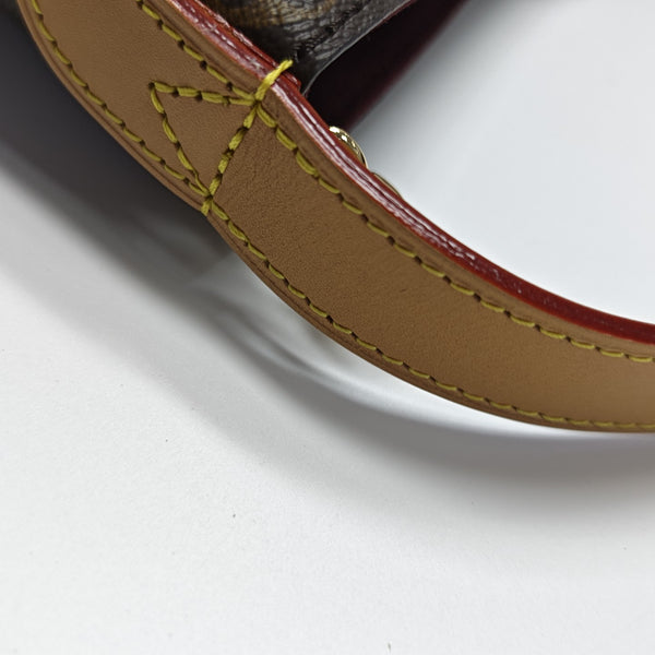 ALL IN BB Monogram Coated Canvas Brown