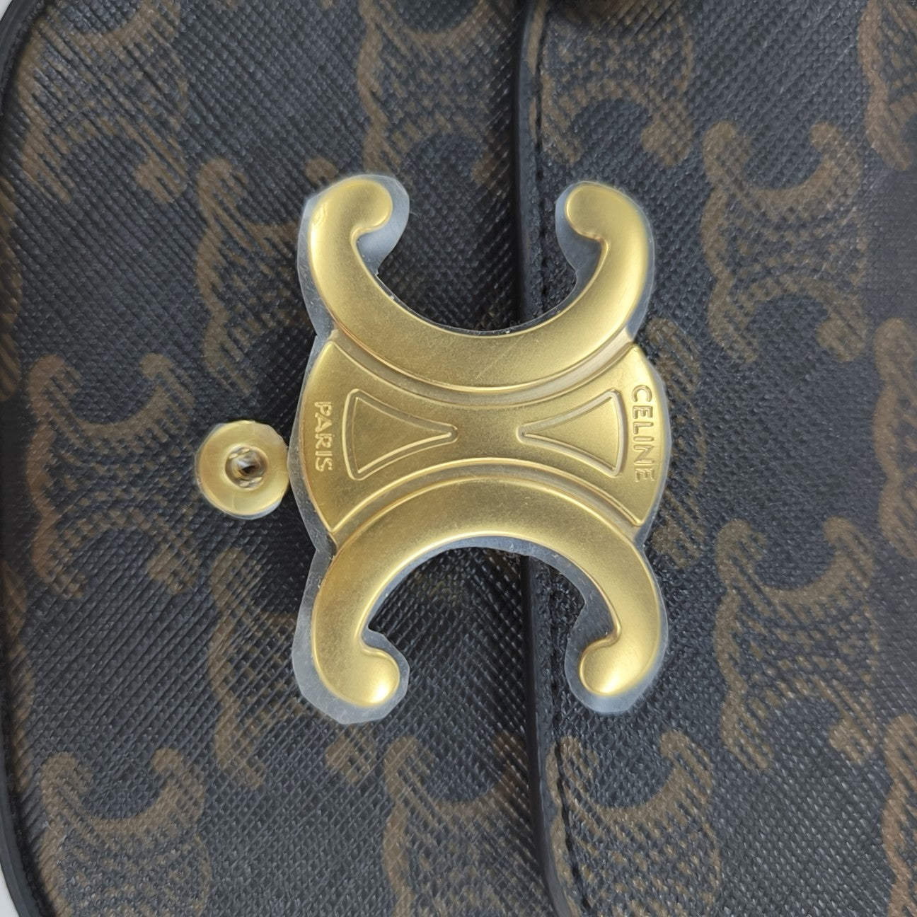 TRIOMPHE Mini Coated Canvas Black