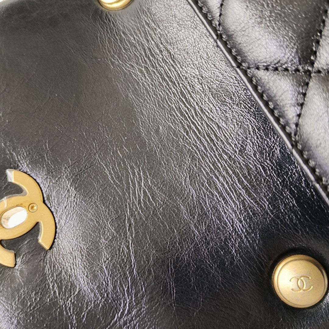 Quilted Calfskin Black