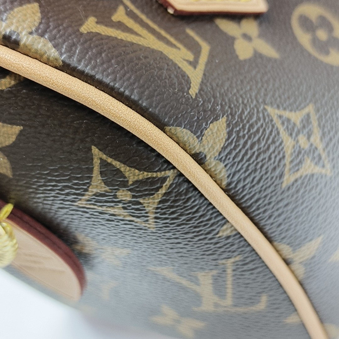 SPEEDY 20 Monogram Coated Canvas Brown