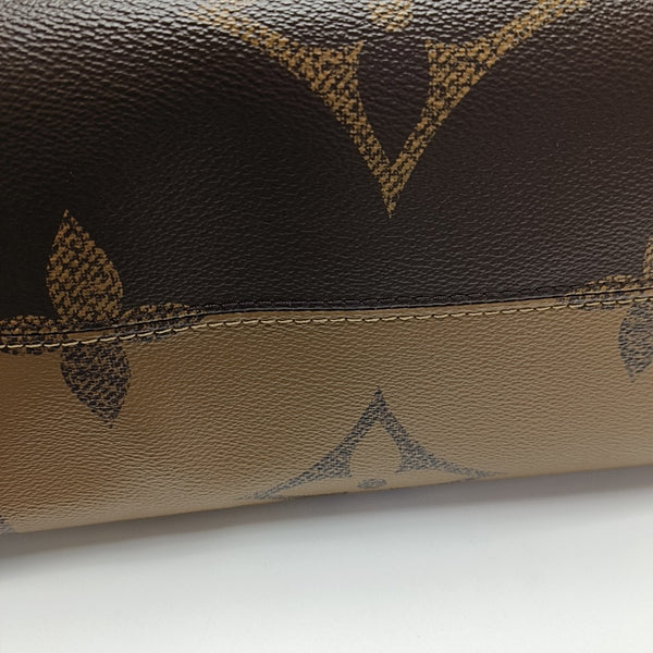 ONTHEGO MM Monogram Coated Canvas Brown