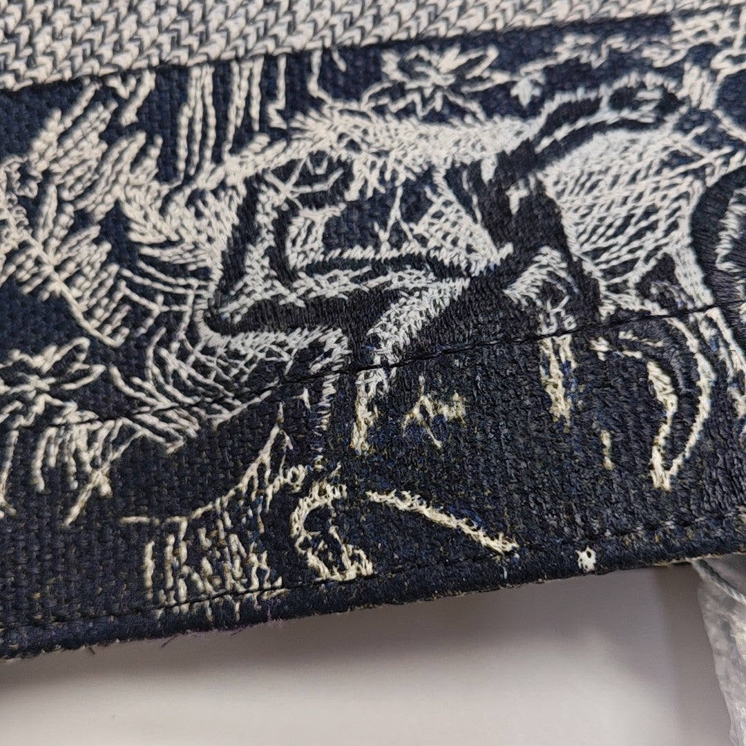 Book Tote Medium Fabric Blue